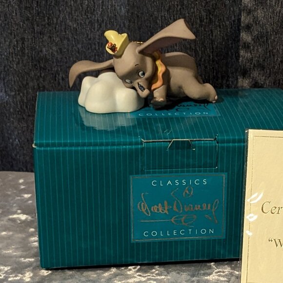 WDCC Dumbo & Timothy Mouse "When I See an Elephant Fly" Figurine Ornament BoxCOA - Picture 2 of 11